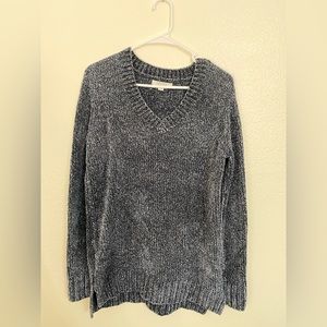 Orvis Navy with white specs sweater